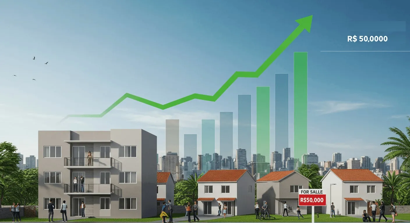 Alta de 11,73% no Preço dos Imóveis em 12 Meses: Abecip Confirma Valorização Acima da Inflação
