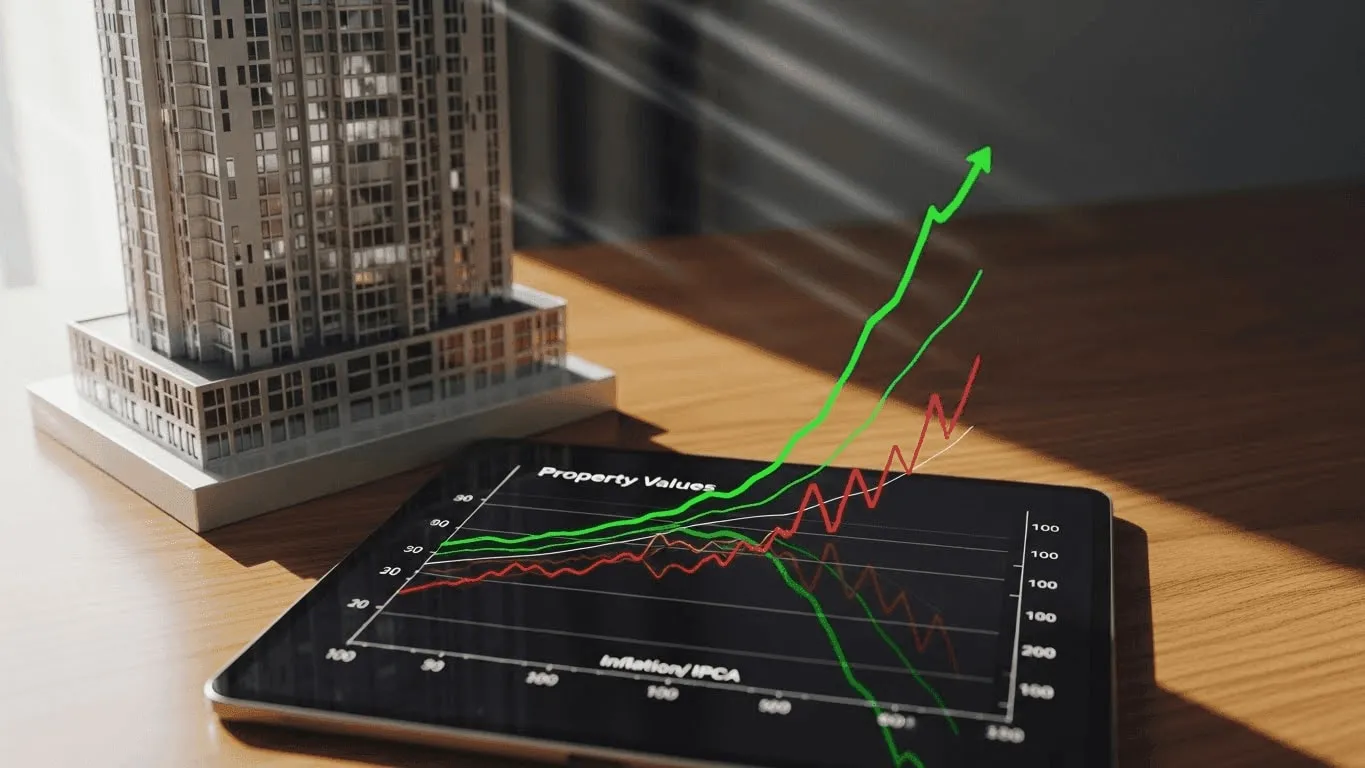 Valorização Imobiliária Desafia a Inflação: Preços de Imóveis Sobem Pelo 10º Mês Consecutivo